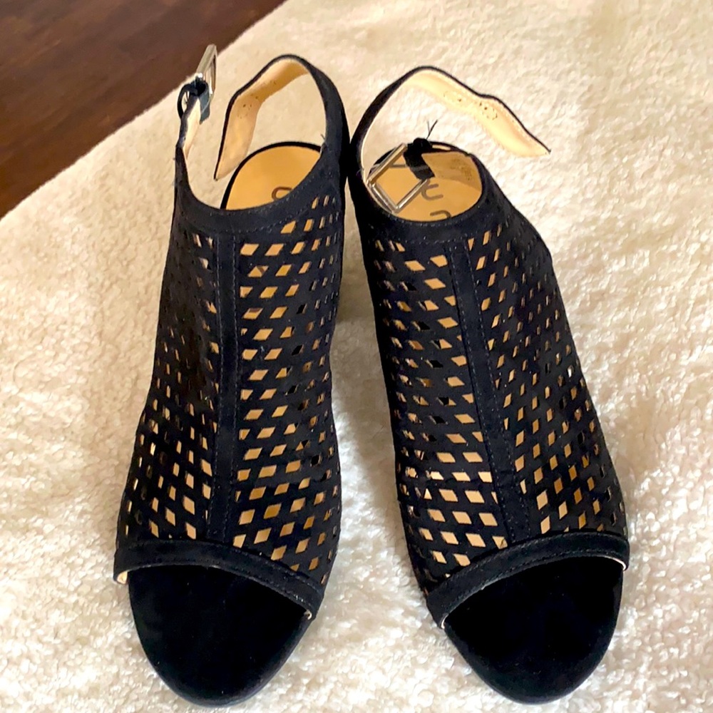 Almost new UNISA black suede bootie